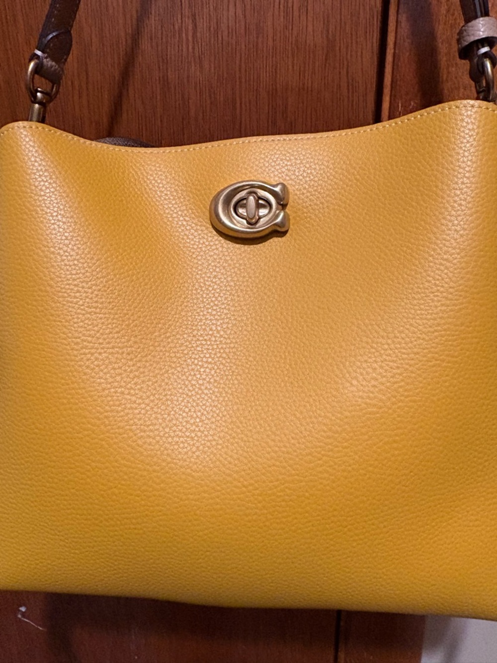 Coach Willow Bucket Crossbody Bag Purse Colorblock Authentic - Picture 7 of 8